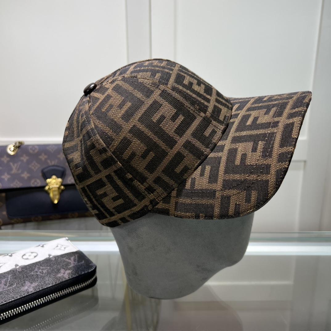 Fendi FF  Logo Baseball Cap - PerfectKickZ