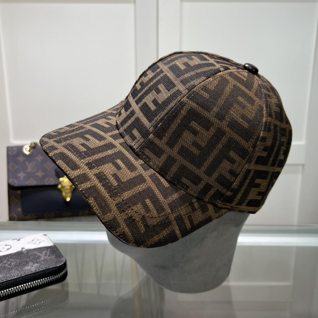 Fendi FF  Logo Baseball Cap - PerfectKickZ