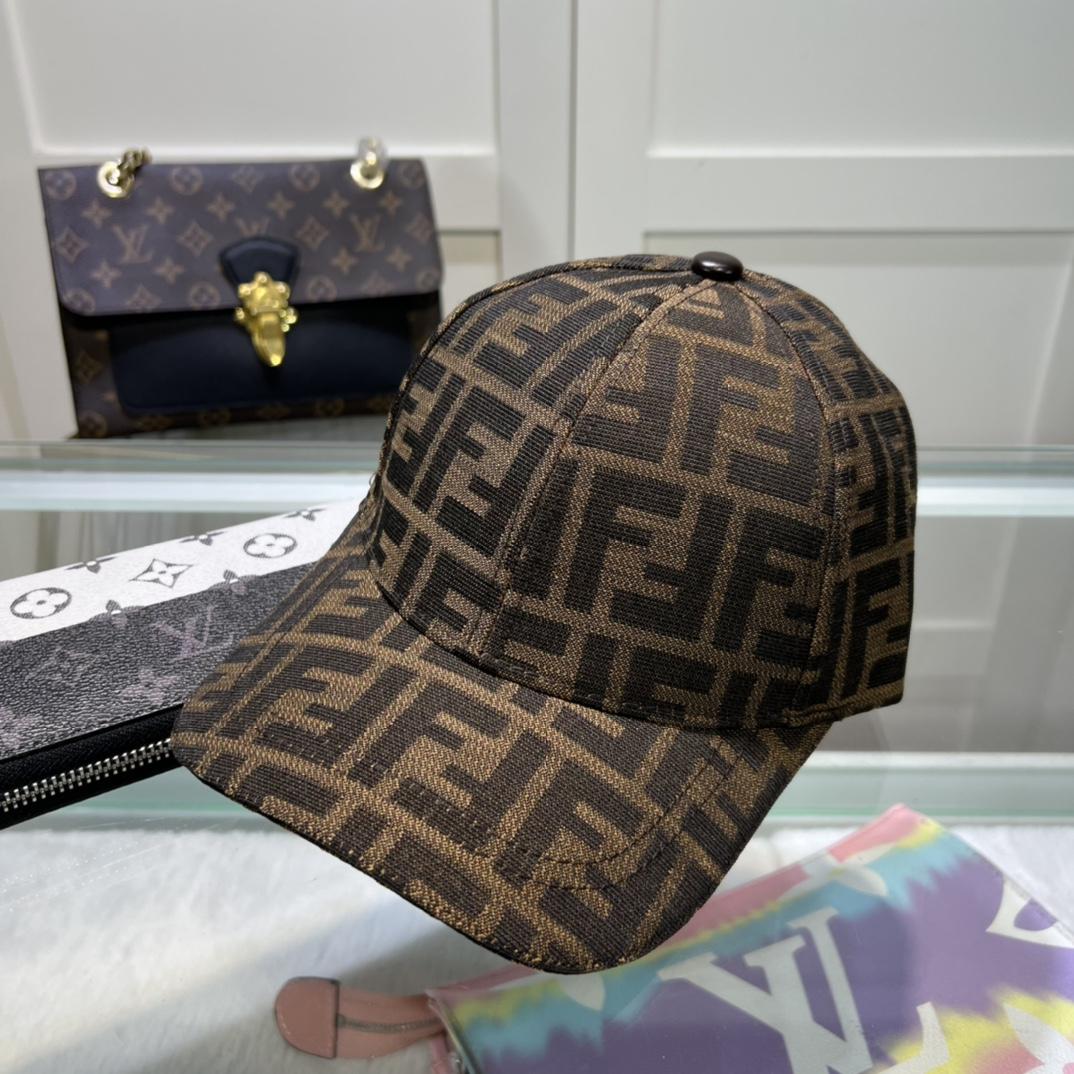 Fendi FF  Logo Baseball Cap - PerfectKickZ