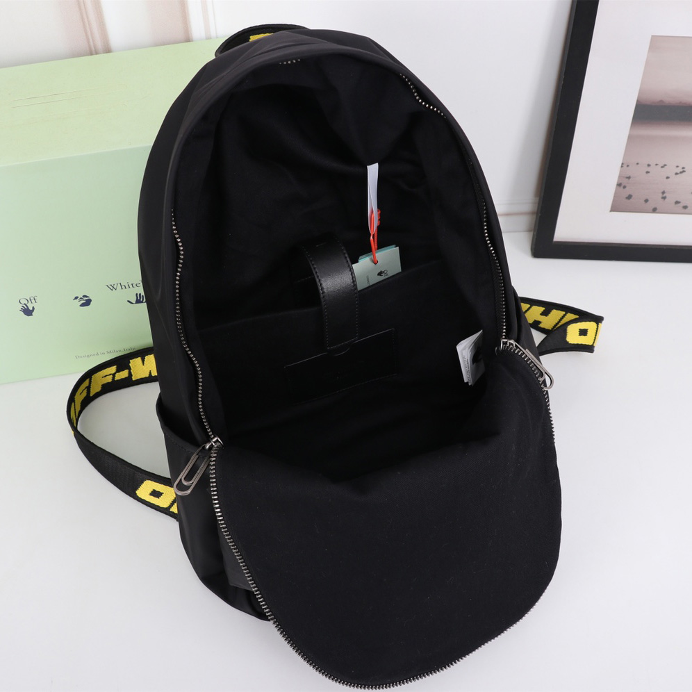 Off White Quote Nylon Backpack  （31×13×47.5cm） - PerfectKickZ