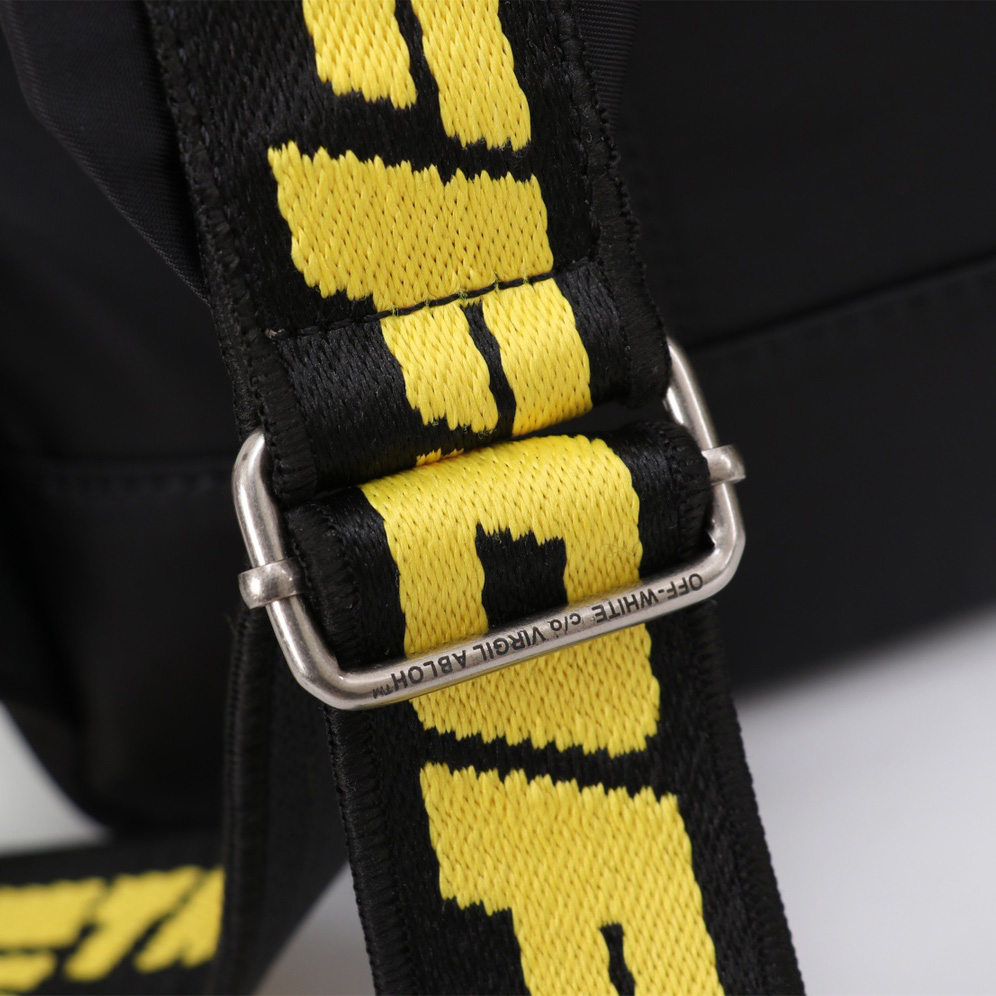 Off White Quote Nylon Backpack  （31×13×47.5cm） - PerfectKickZ