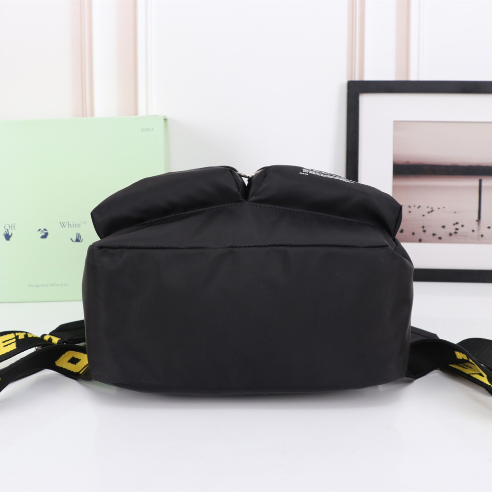 Off White Quote Nylon Backpack  （31×13×47.5cm） - PerfectKickZ