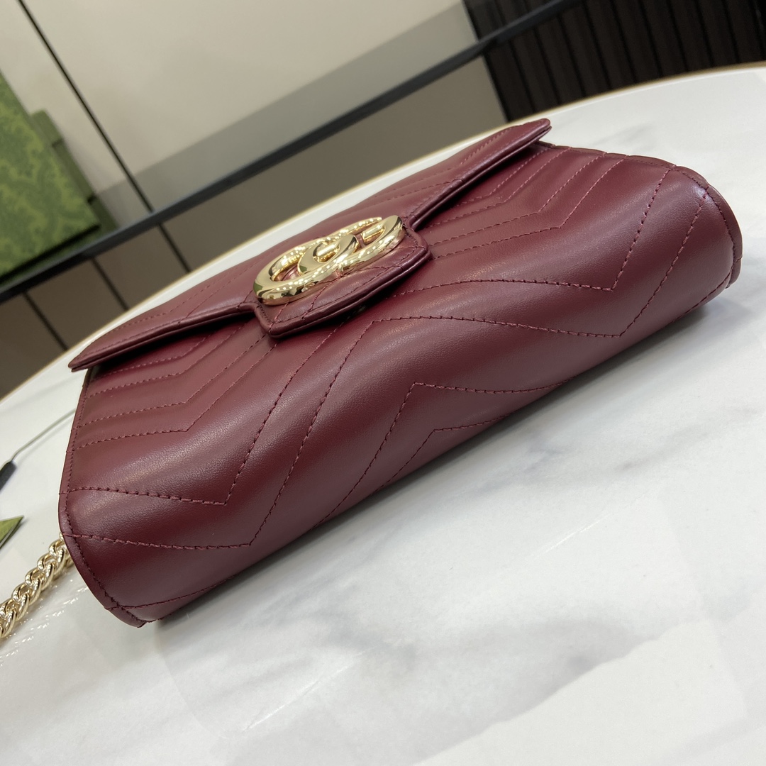 Gucci GG Marmont Super Mini Bag(20-13-6cm)   - PerfectKickZ