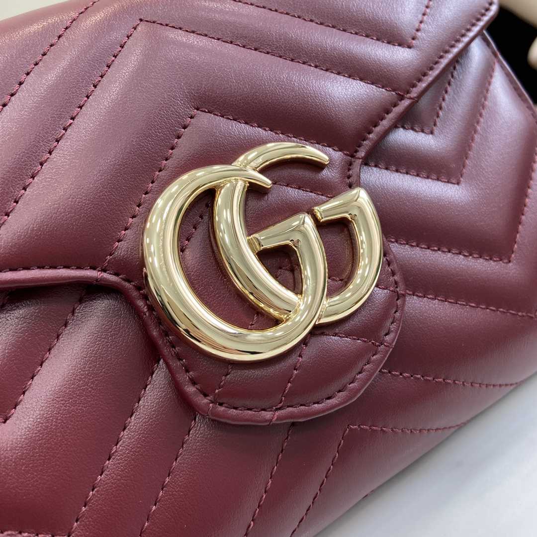 Gucci GG Marmont Super Mini Bag(20-13-6cm)   - PerfectKickZ