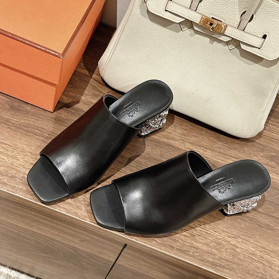Hermes Glossy 60 Sandal - PerfectKickZ