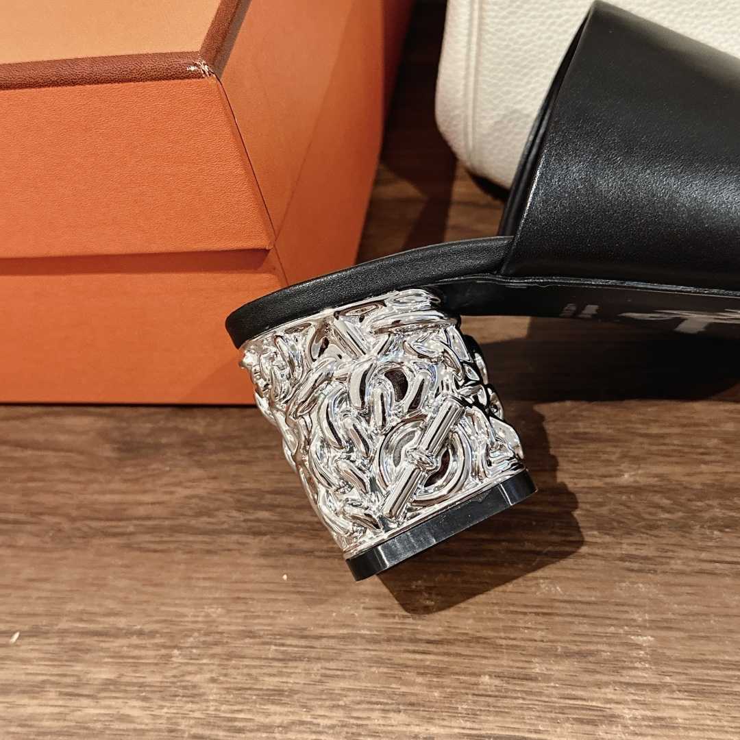 Hermes Glossy 60 Sandal - PerfectKickZ