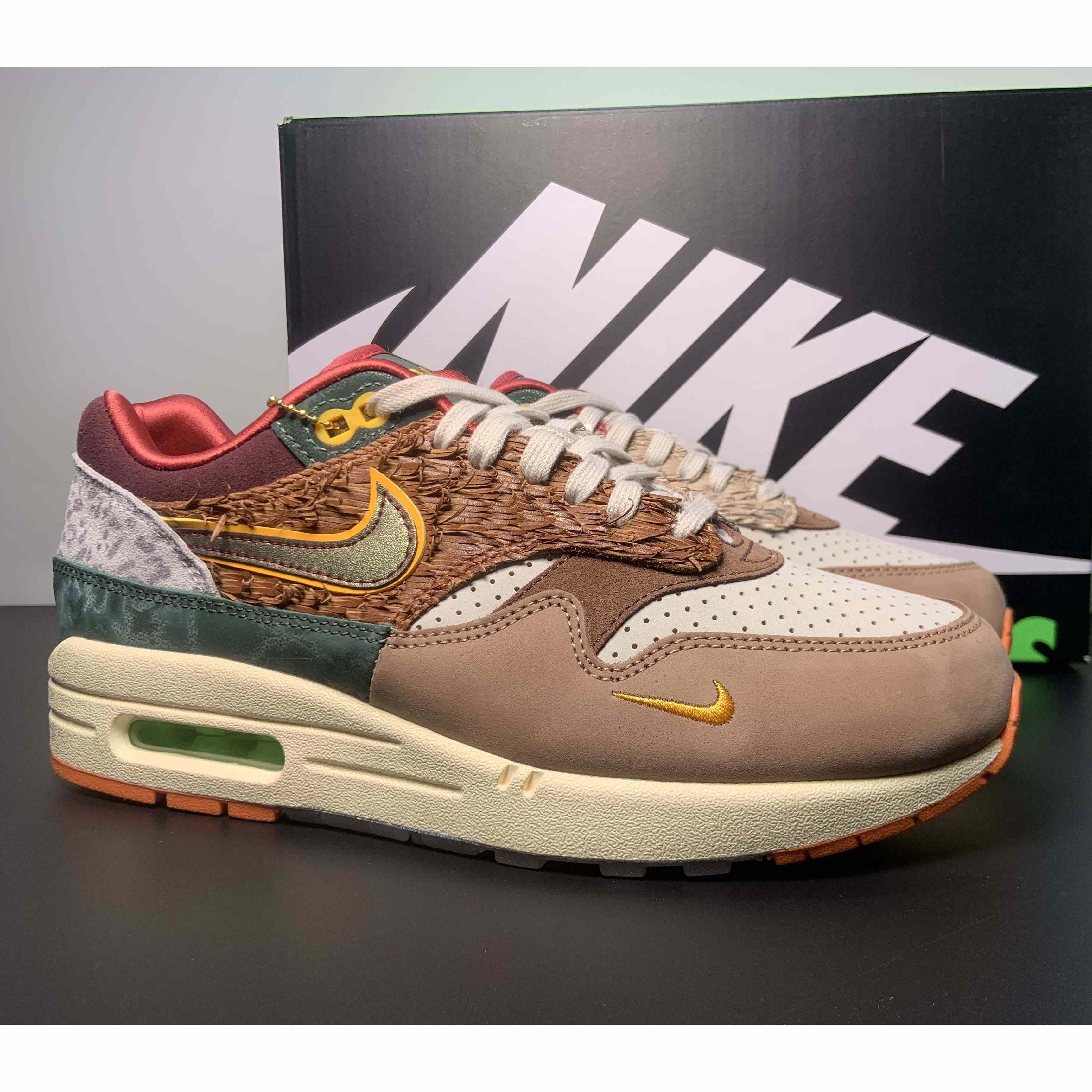 Division Street x Nike Air Max 1 Sneakers    HQ2639-100 - PerfectKickZ