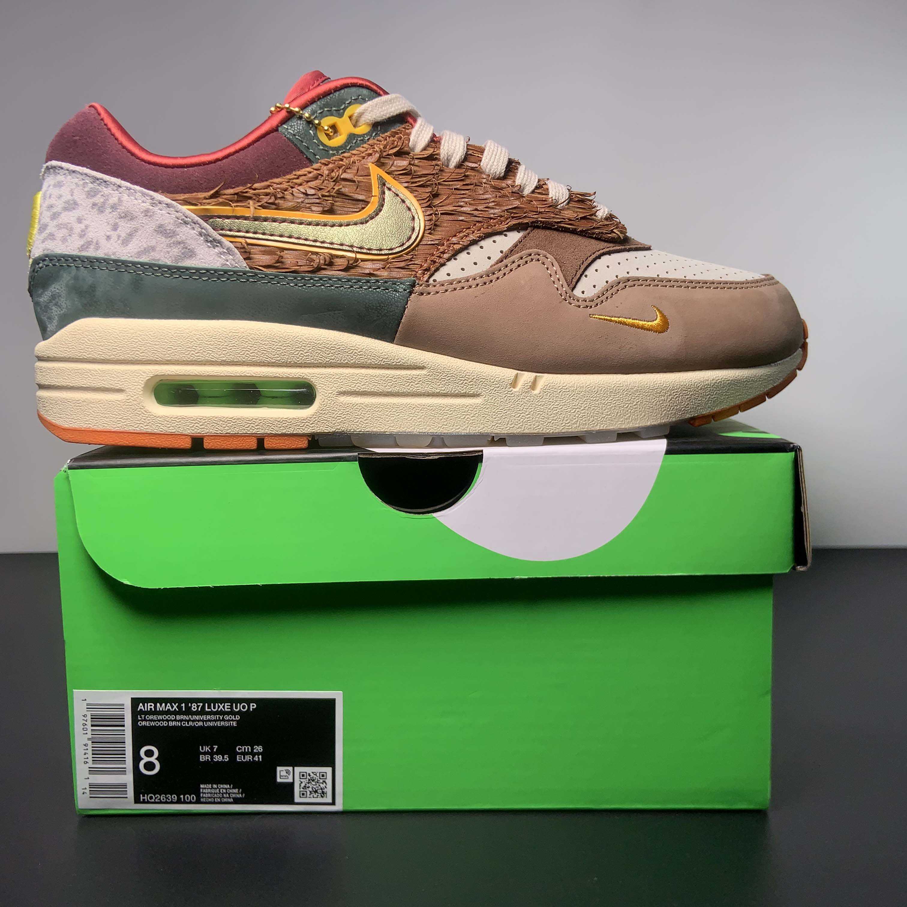 Division Street x Nike Air Max 1 Sneakers    HQ2639-100 - PerfectKickZ