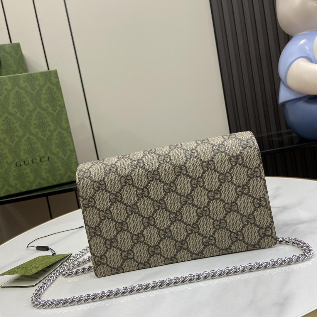 Gucci GG Marmont Chain Wallet - PerfectKickZ