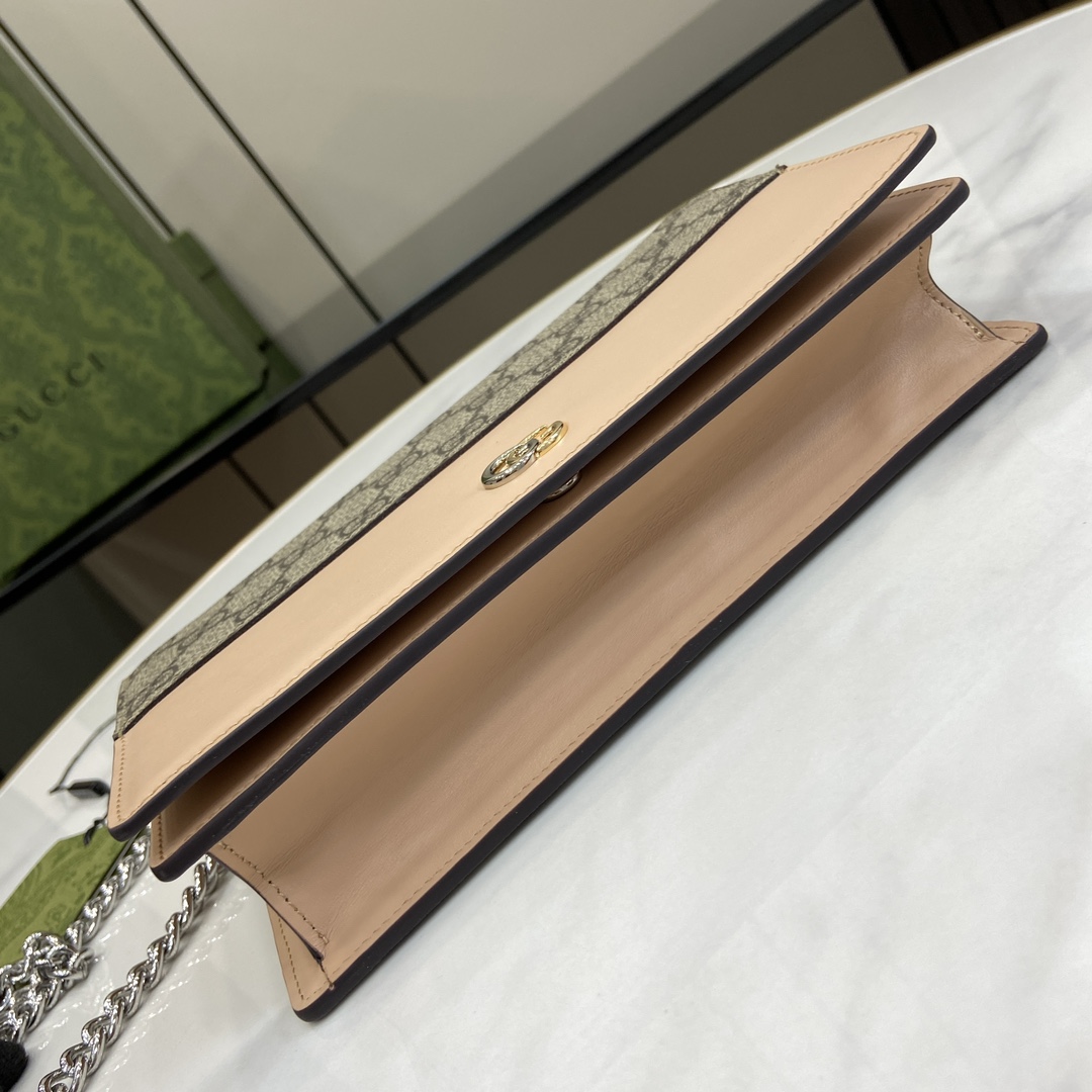 Gucci GG Marmont Chain Wallet - PerfectKickZ