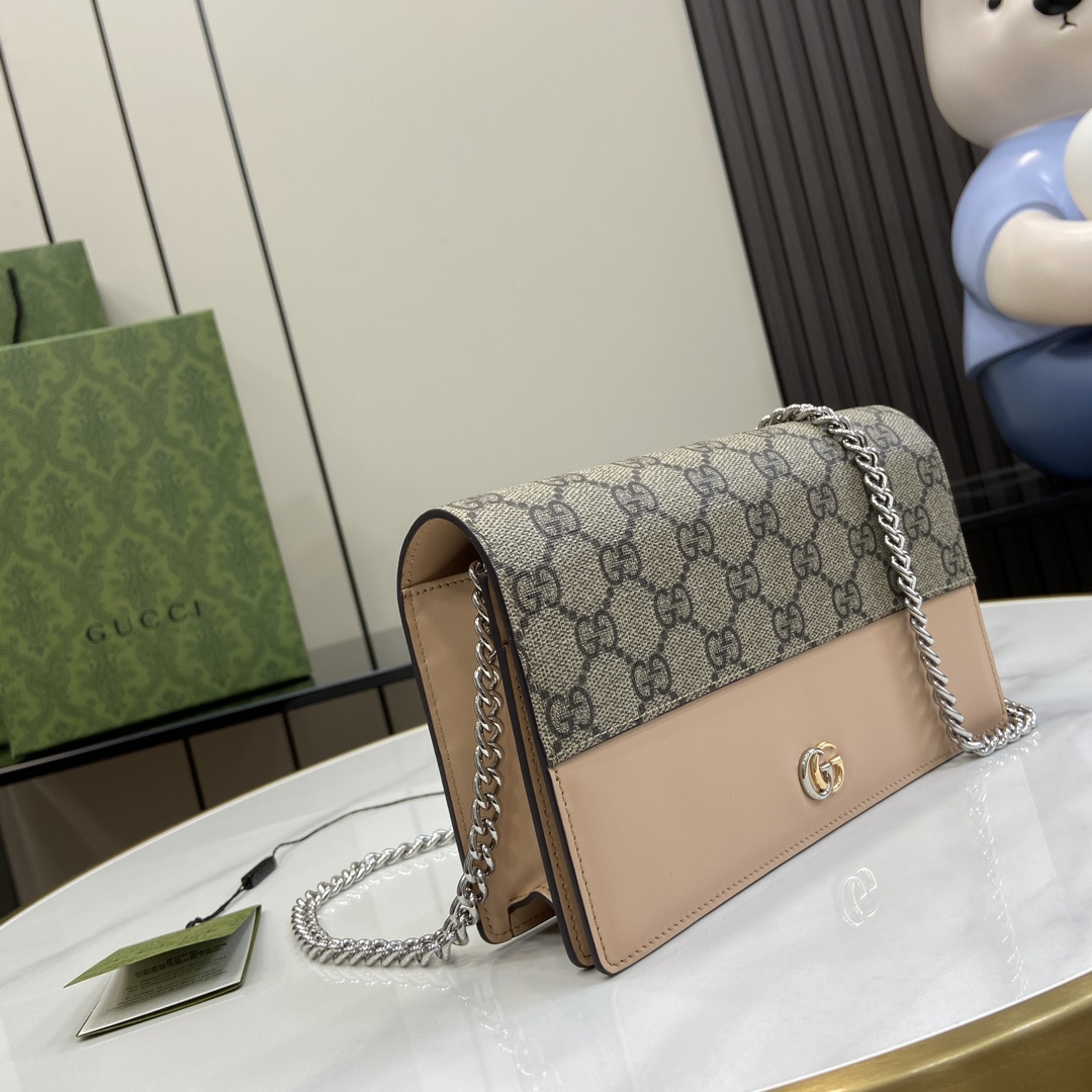 Gucci GG Marmont Chain Wallet - PerfectKickZ