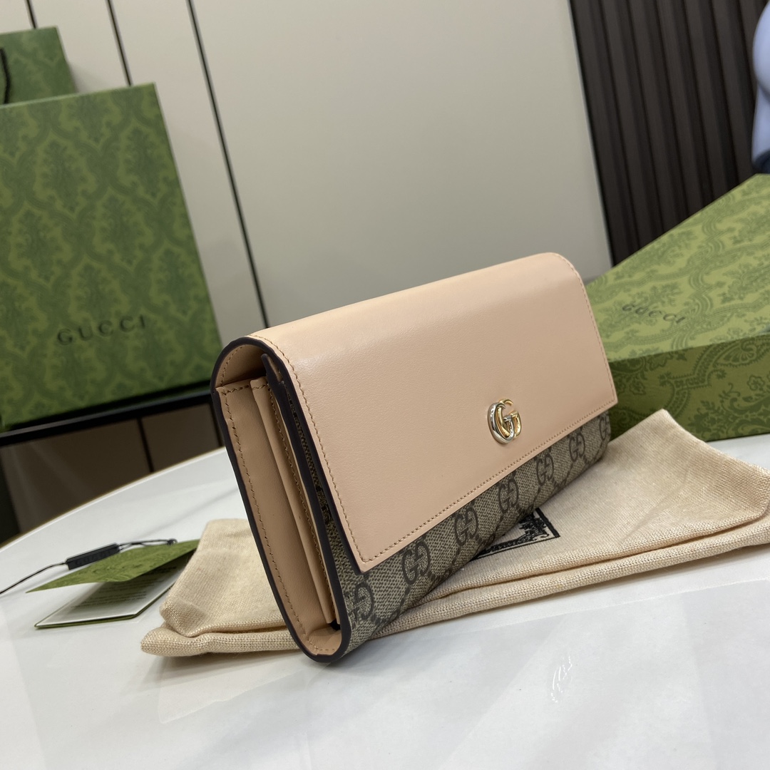 Gucci GG Marmont Continental Wallet - PerfectKickZ