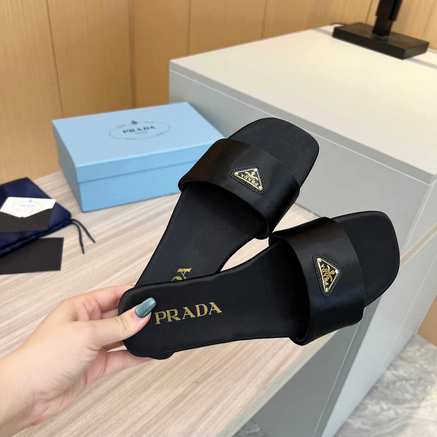 Prada Leather Slides - PerfectKickZ
