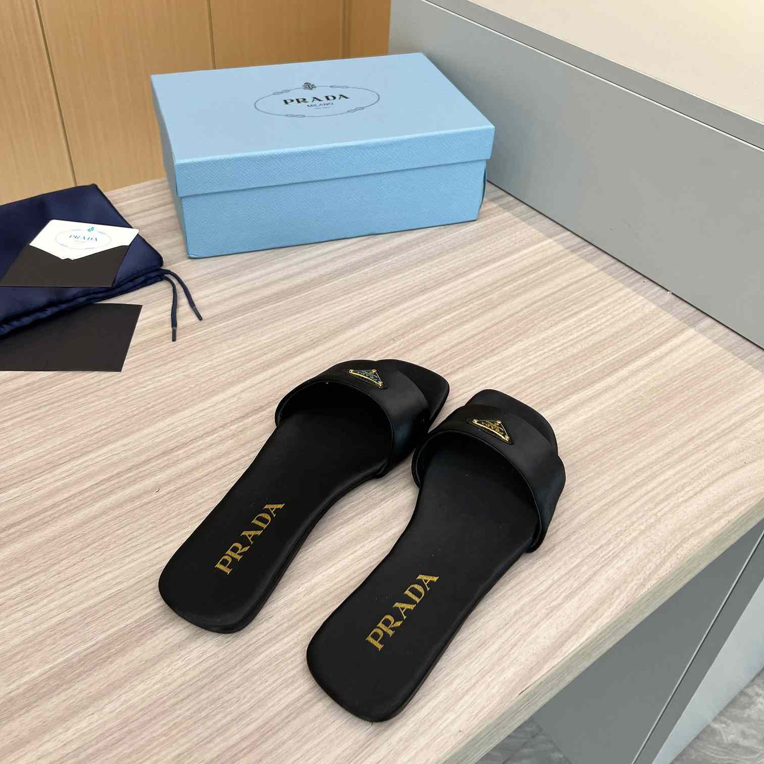 Prada Leather Slides - PerfectKickZ