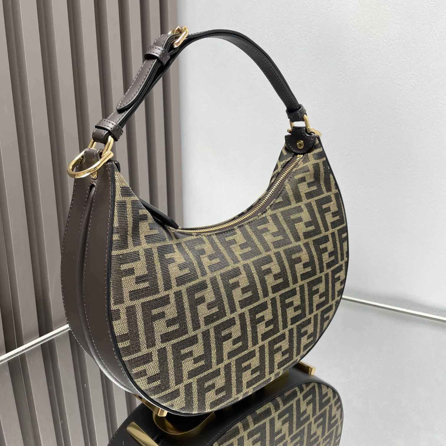 Fendi Fendigraphy Hobo Bag （29-24.5-10cm） - PerfectKickZ