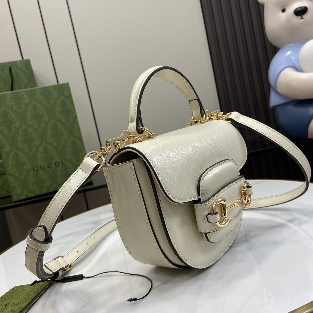 Gucci  Horsebit 1955 Mini Top Handle Bag - PerfectKickZ