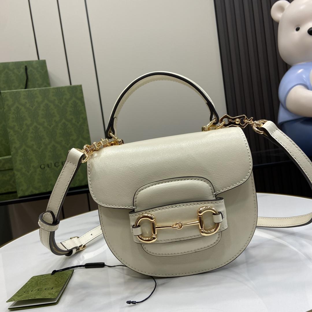 Gucci  Horsebit 1955 Mini Top Handle Bag - PerfectKickZ
