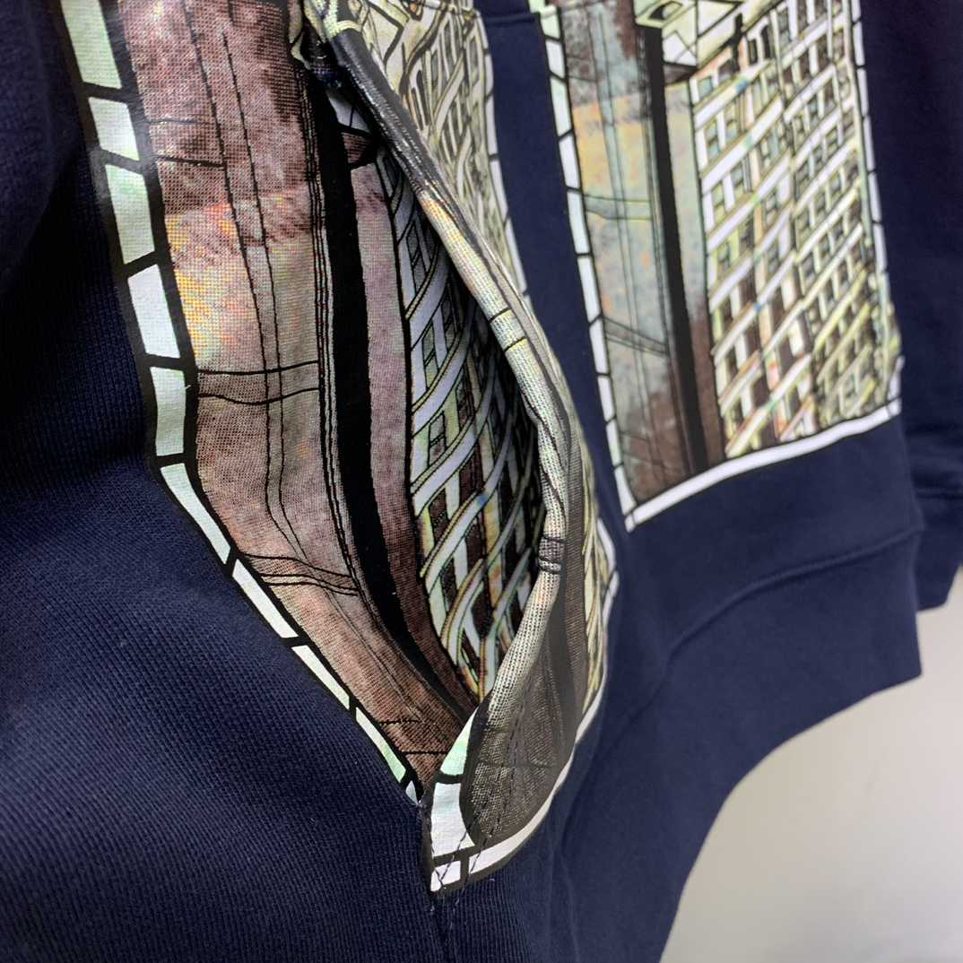 Who Decides War Diplomats Hooded Sweatshirt In Navy - PerfectKickZ