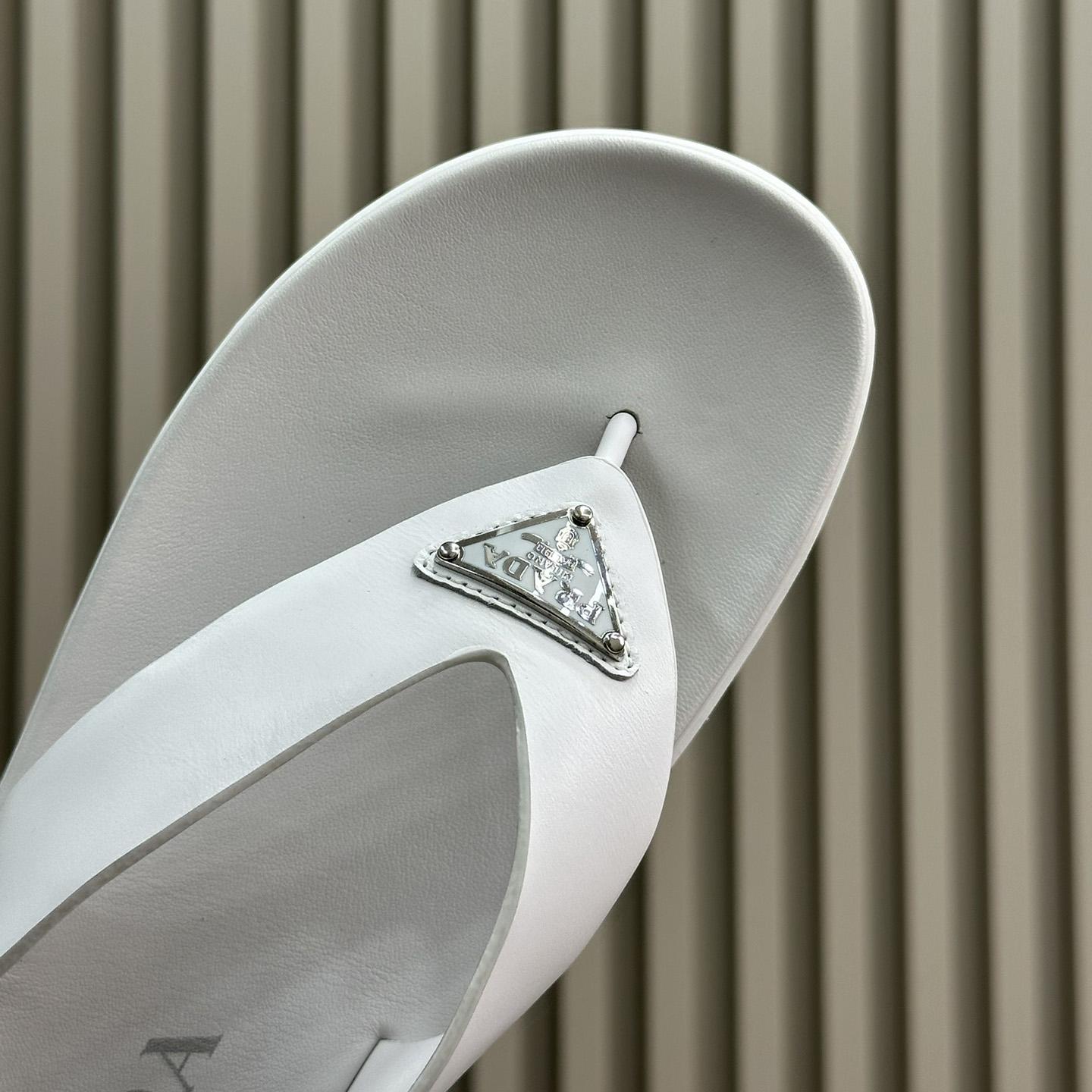 Prada Rubber Thong Sandals - 