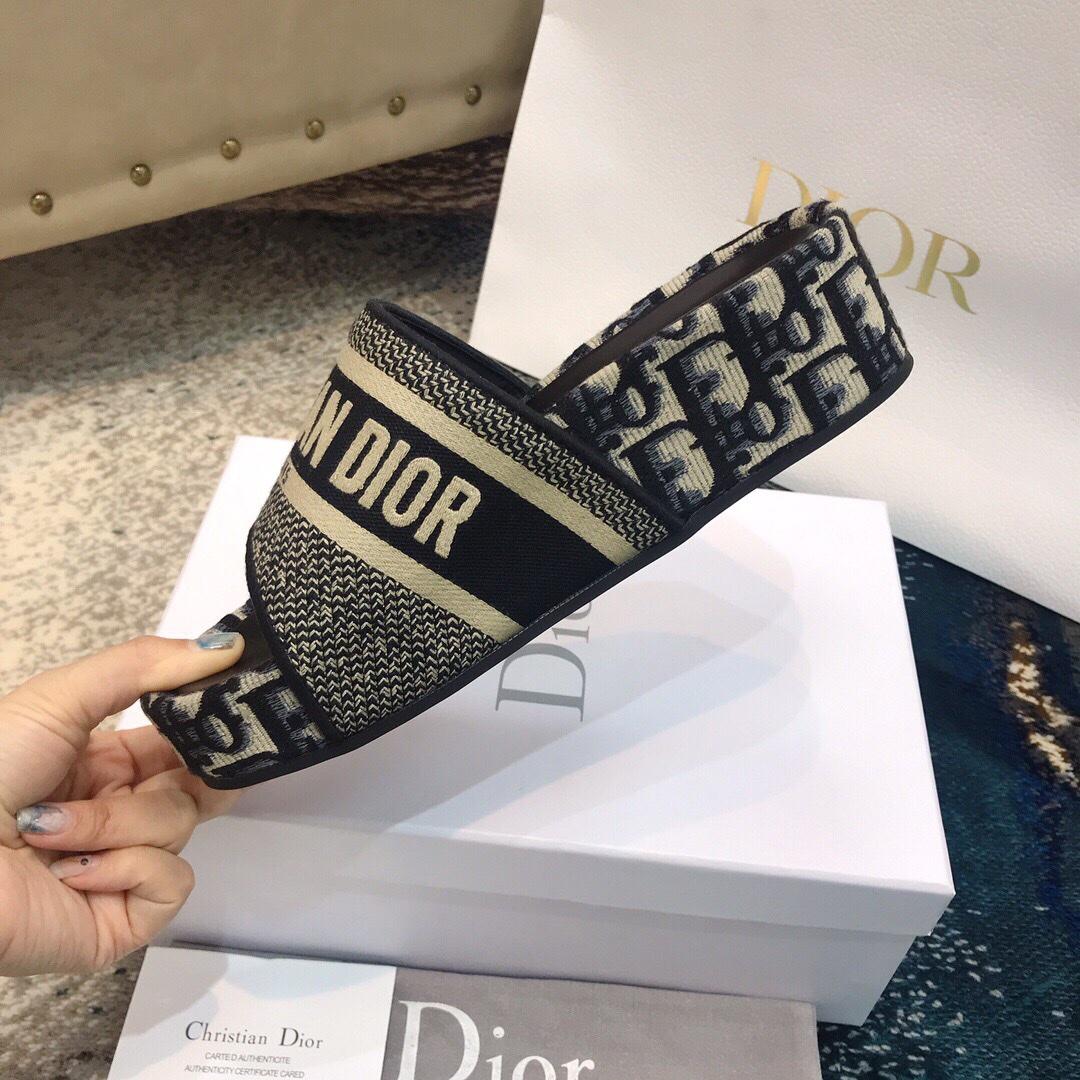 Dior Oblique D-Way Platform Sandals - PerfectKickZ