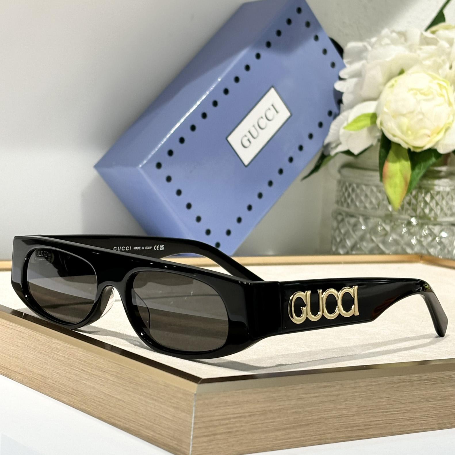 Gucci Geometric Shaped Frame Sunglasses   GG1771S - PerfectKickZ