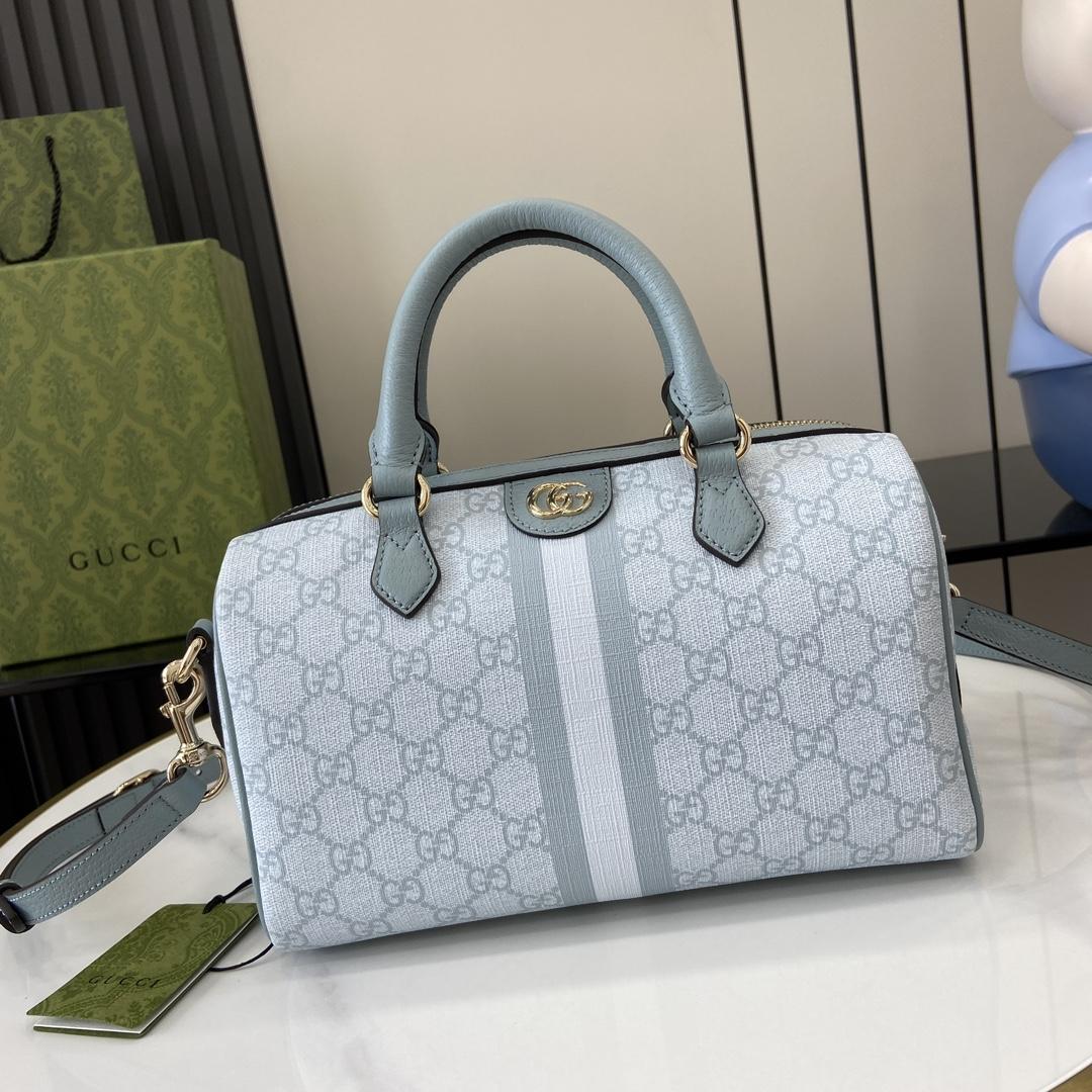 Gucci Ophidia GG Small Top Handle Bag - PerfectKickZ
