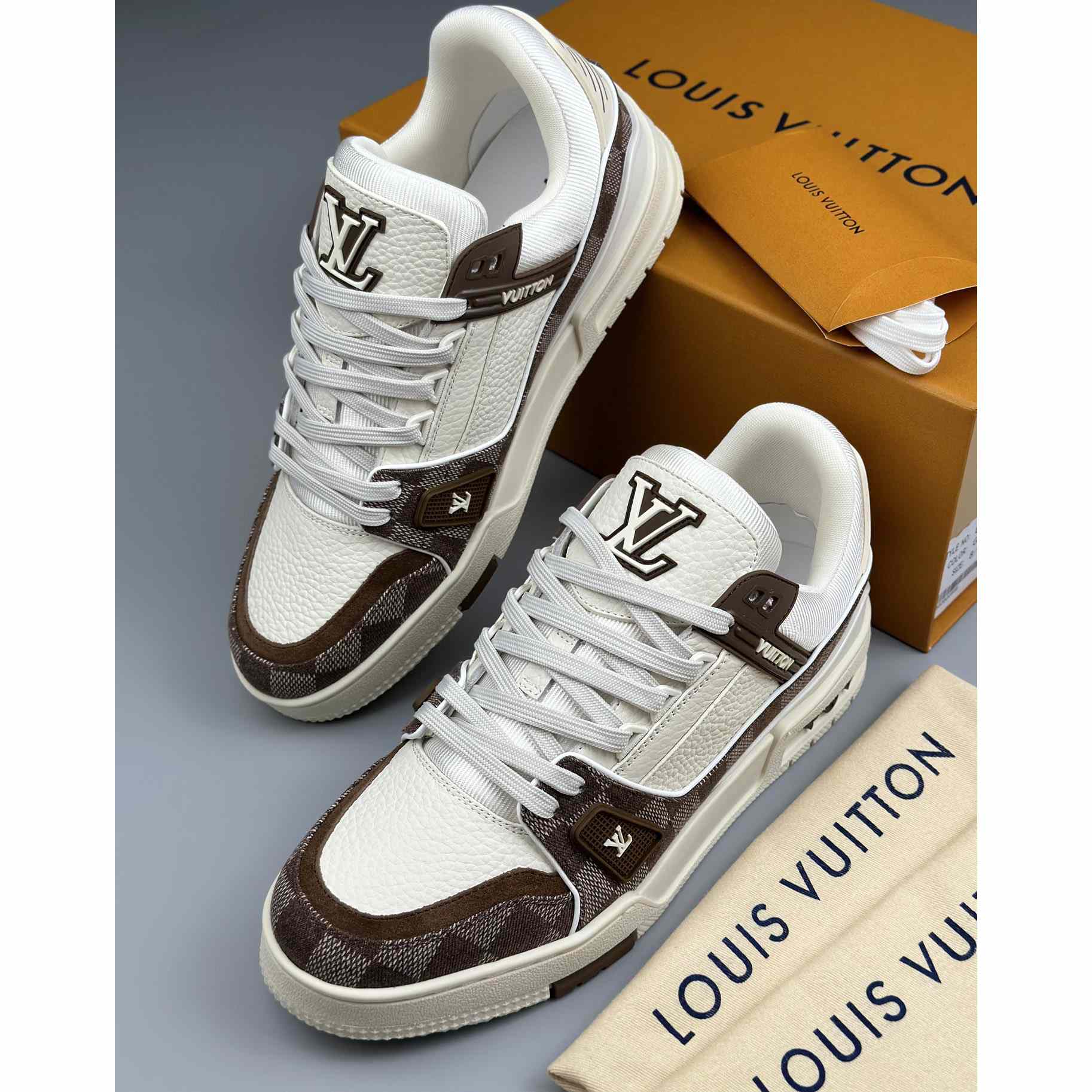 Louis Vuitton LV Trainer Sneaker   - PerfectKickZ