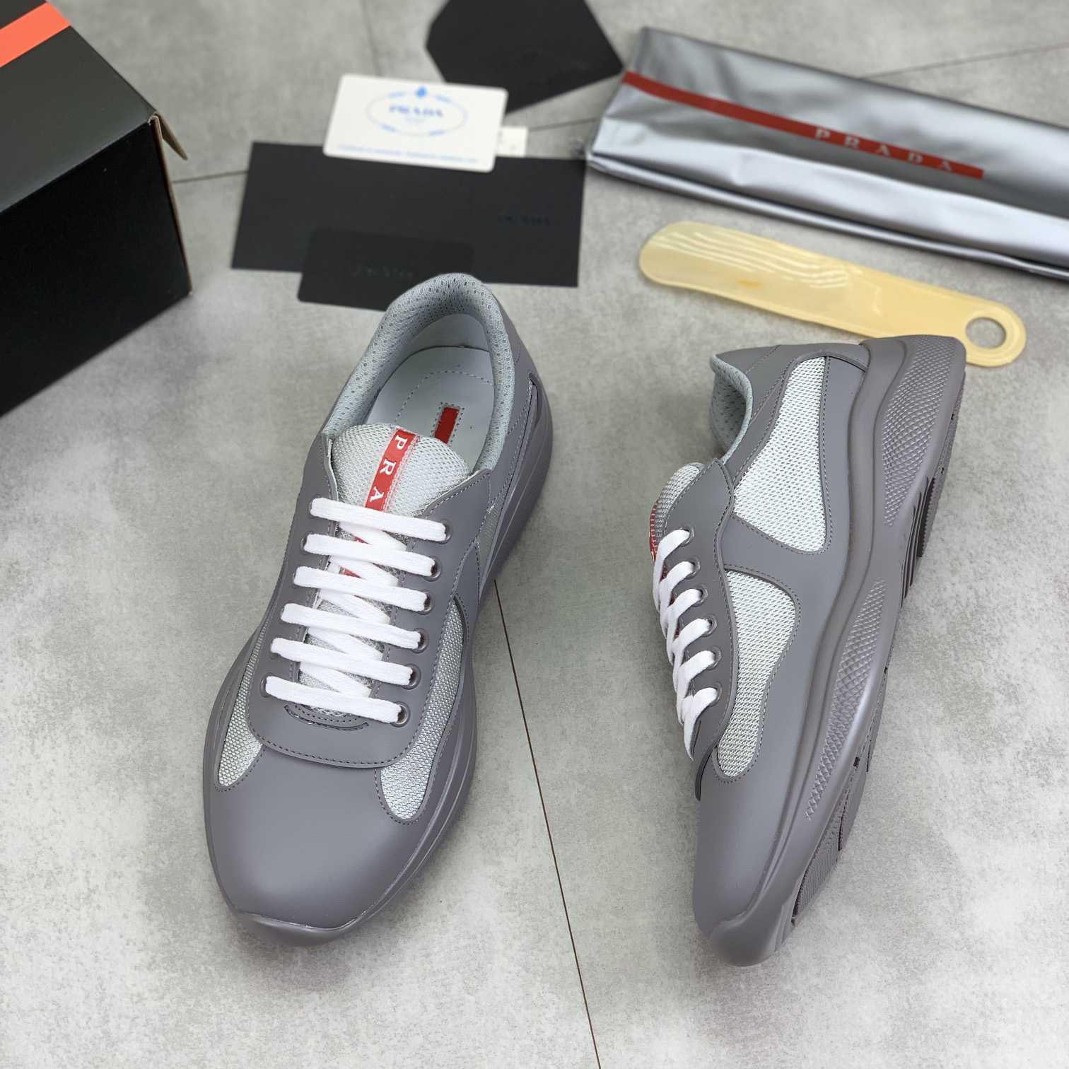 Prada America's Cup Soft Rubber And Bike Fabric Sneakers - PerfectKickZ