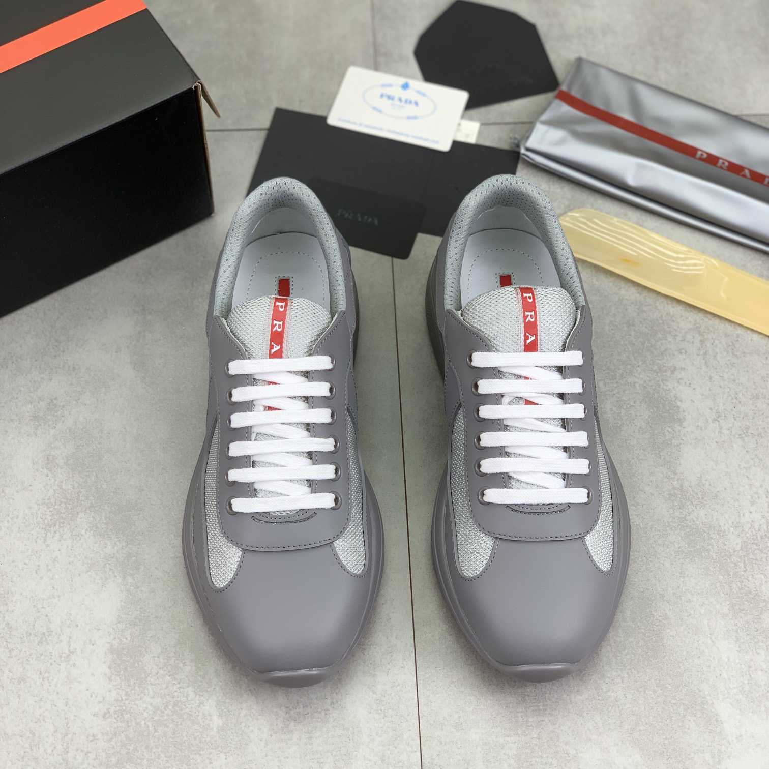 Prada America's Cup Soft Rubber And Bike Fabric Sneakers - PerfectKickZ