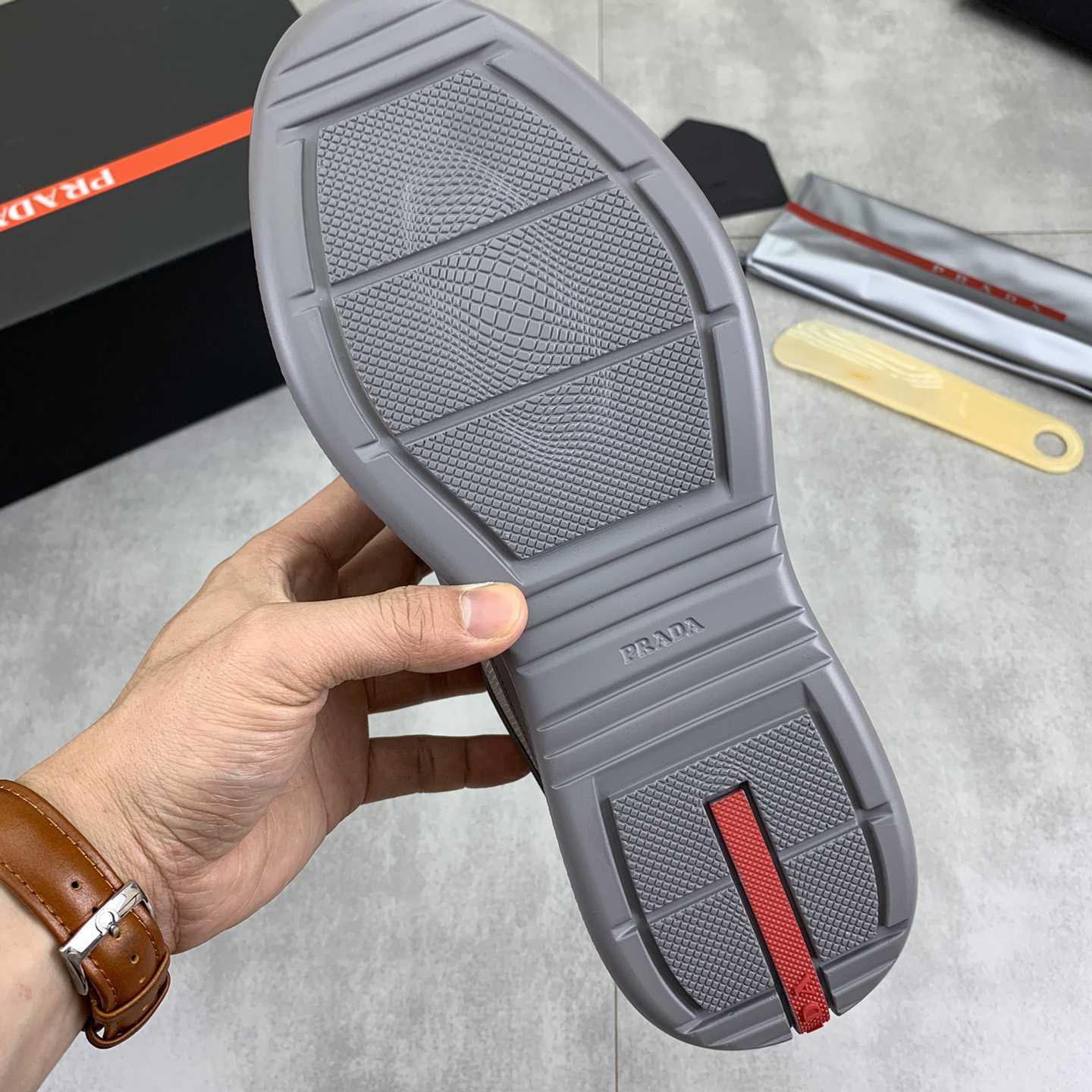 Prada America's Cup Soft Rubber And Bike Fabric Sneakers - PerfectKickZ