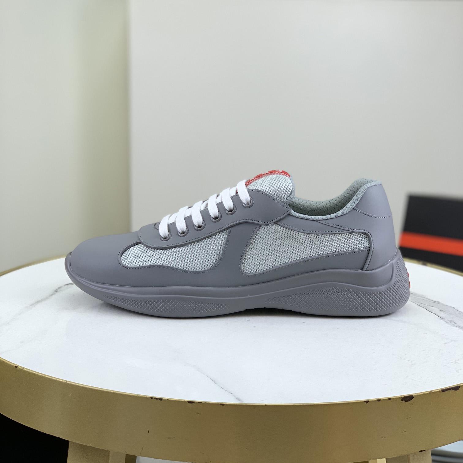 Prada America's Cup Soft Rubber And Bike Fabric Sneakers - PerfectKickZ