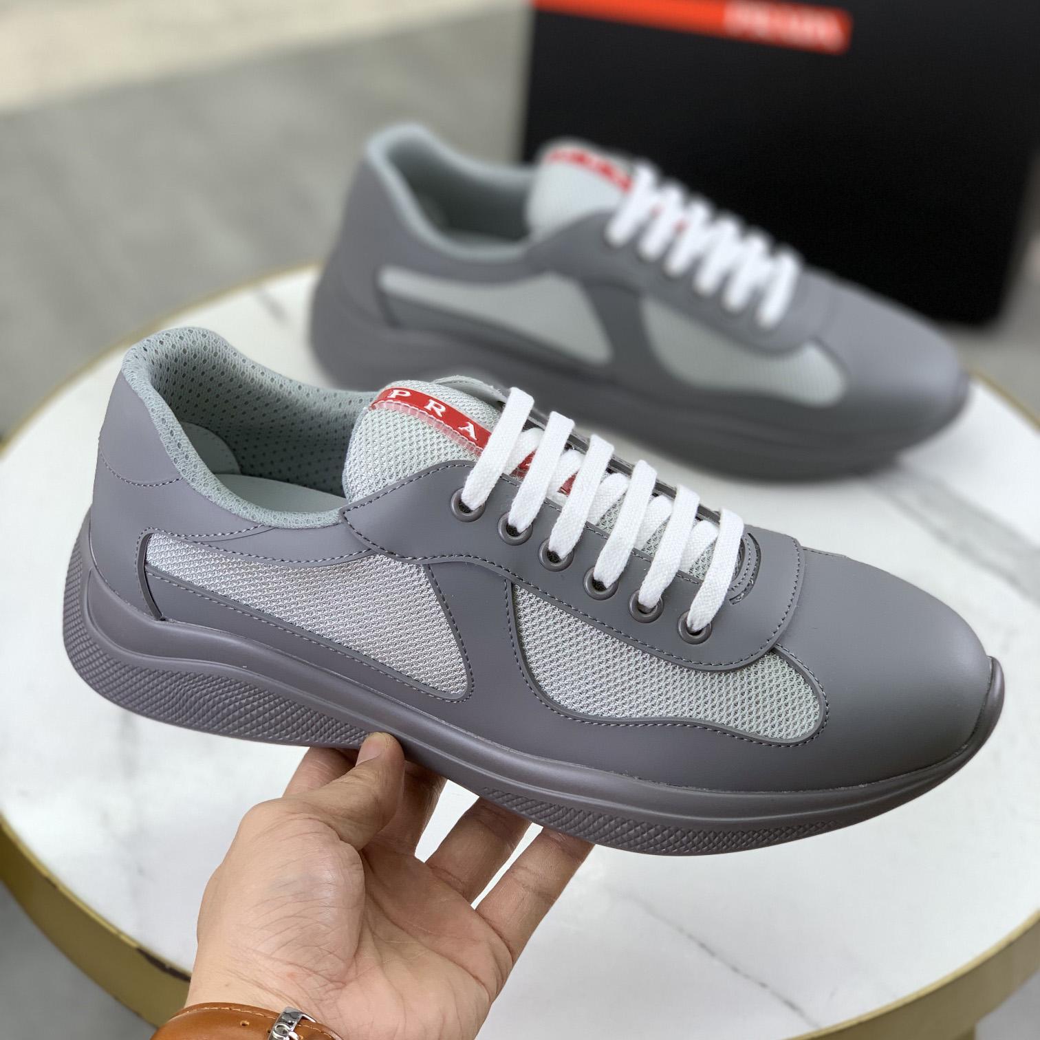 Prada America's Cup Soft Rubber And Bike Fabric Sneakers - PerfectKickZ
