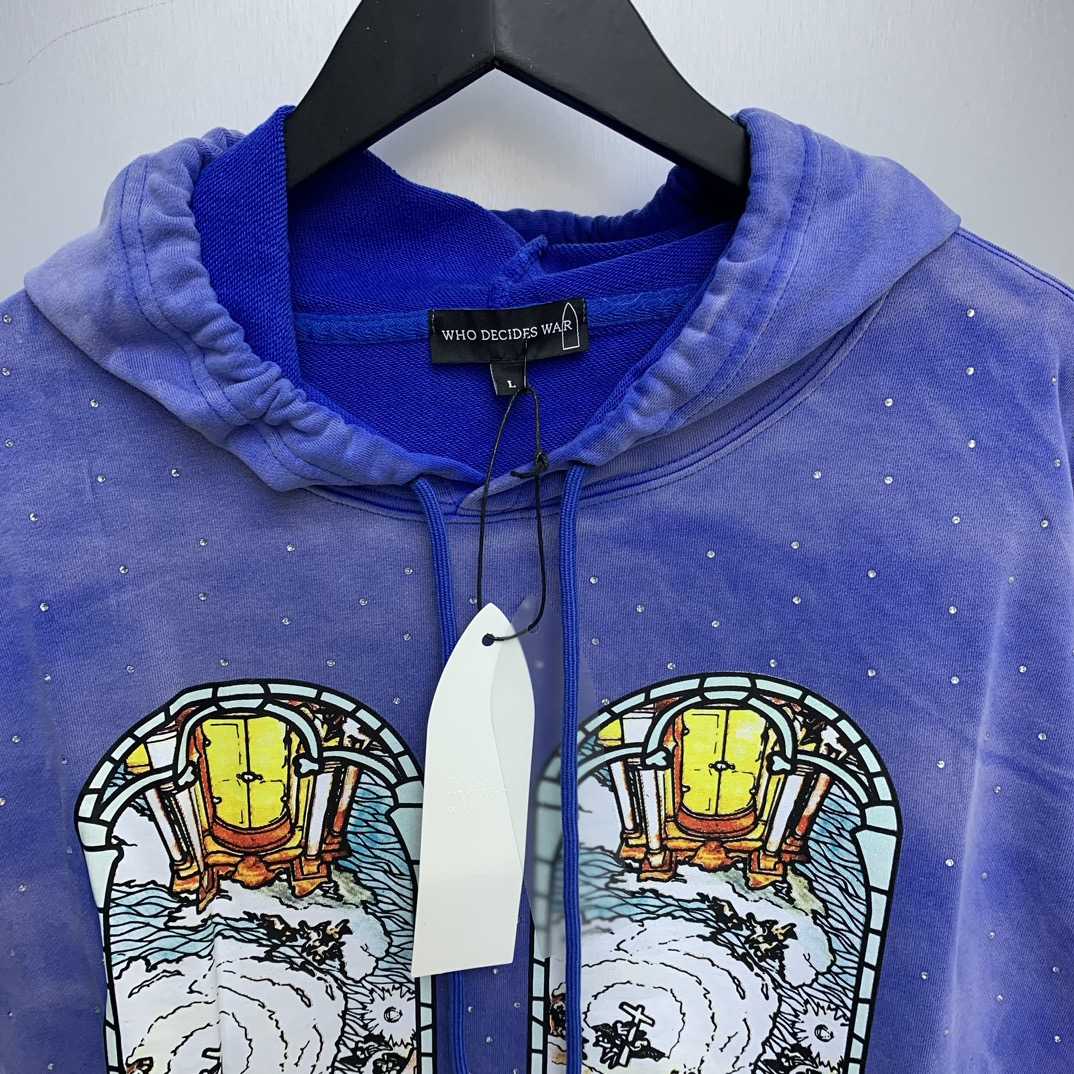 Who Decides War Chalice Embroidered Hooded Sweatshirt - PerfectKickZ