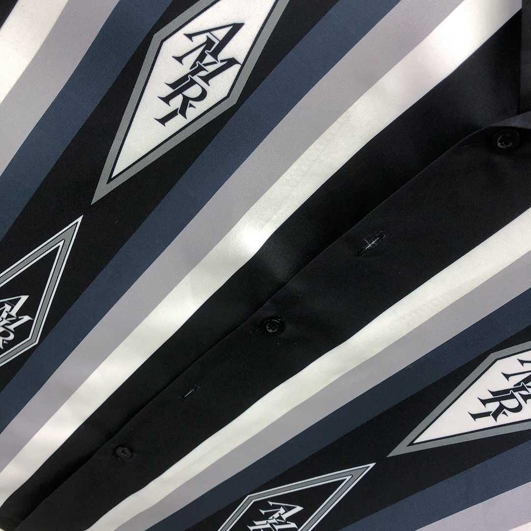 Amiri Diamond Bowling Shirt - PerfectKickZ