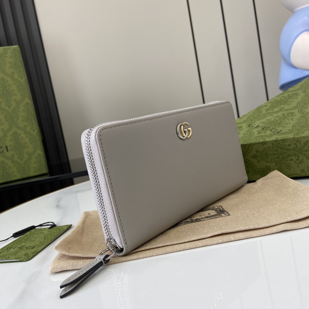Gucci GG Marmont Zip-around Wallet - PerfectKickZ