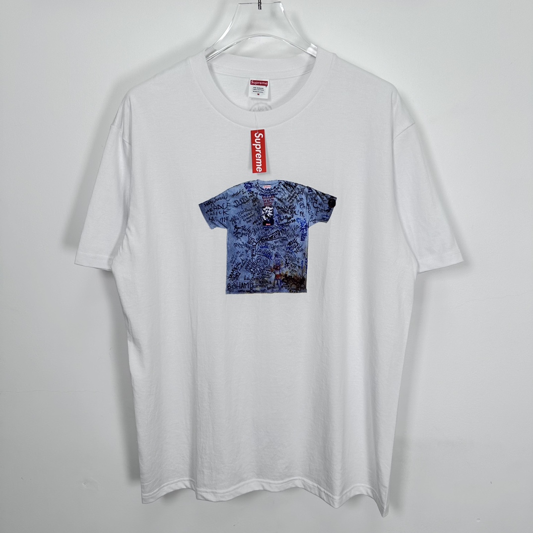 Supreme First Tee - White - PerfectKickZ