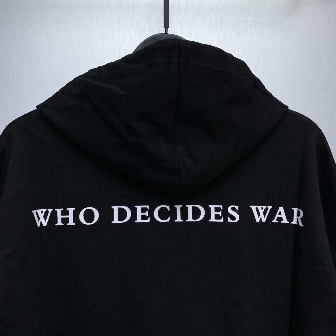 Who Decides War Stained Glass Hoodie - PerfectKickZ