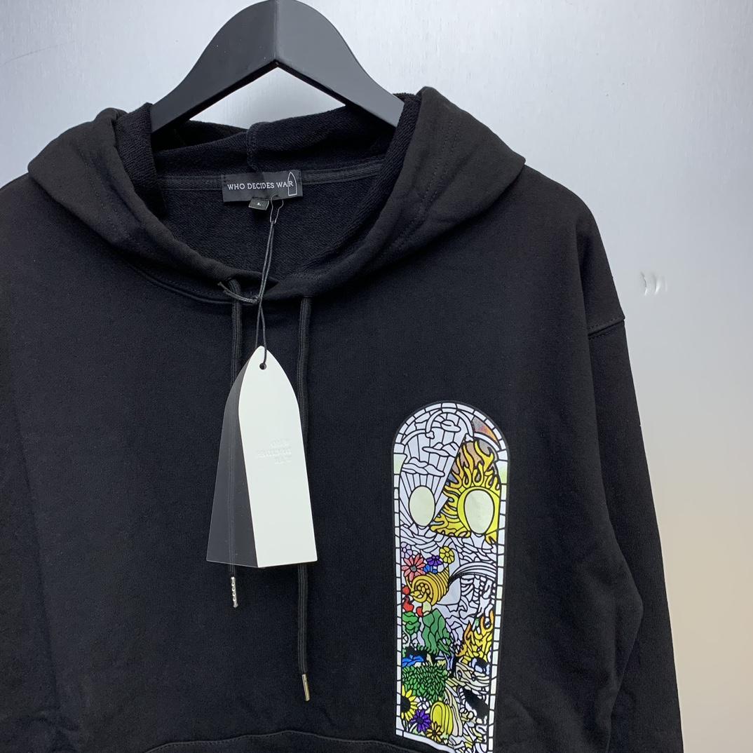 Who Decides War Stained Glass Hoodie - PerfectKickZ