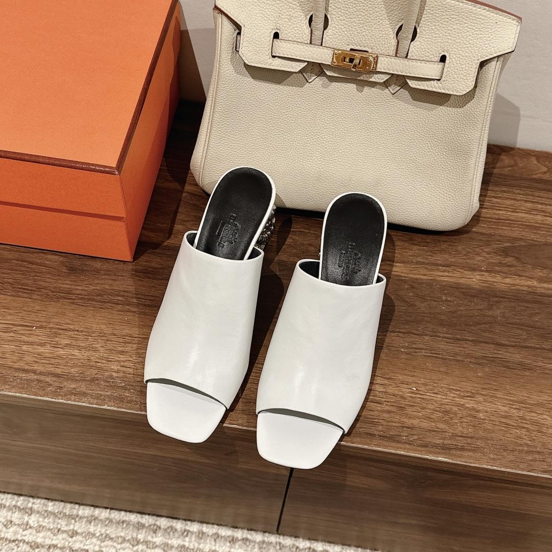 Hermes Glossy 60 Sandal - PerfectKickZ
