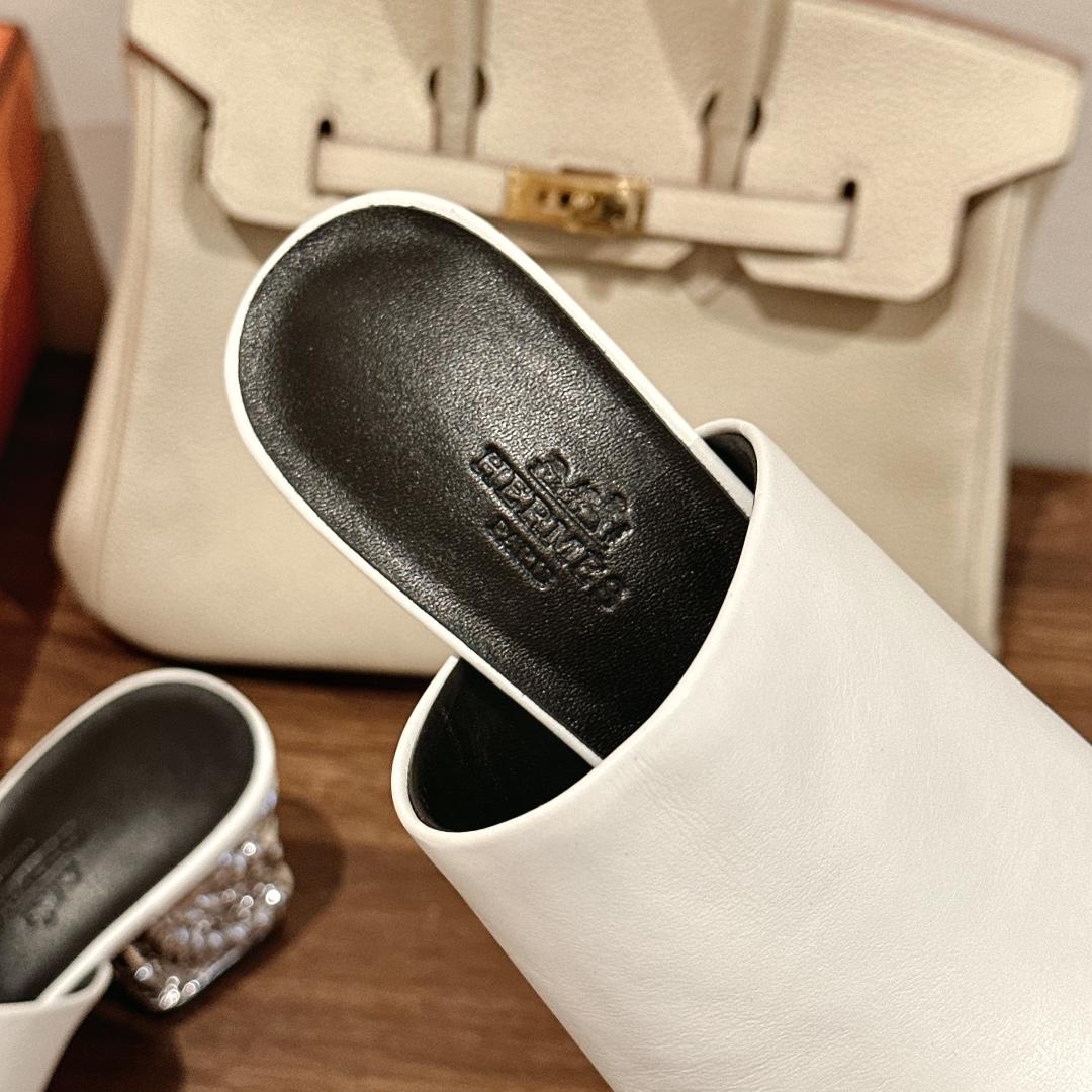 Hermes Glossy 60 Sandal - PerfectKickZ