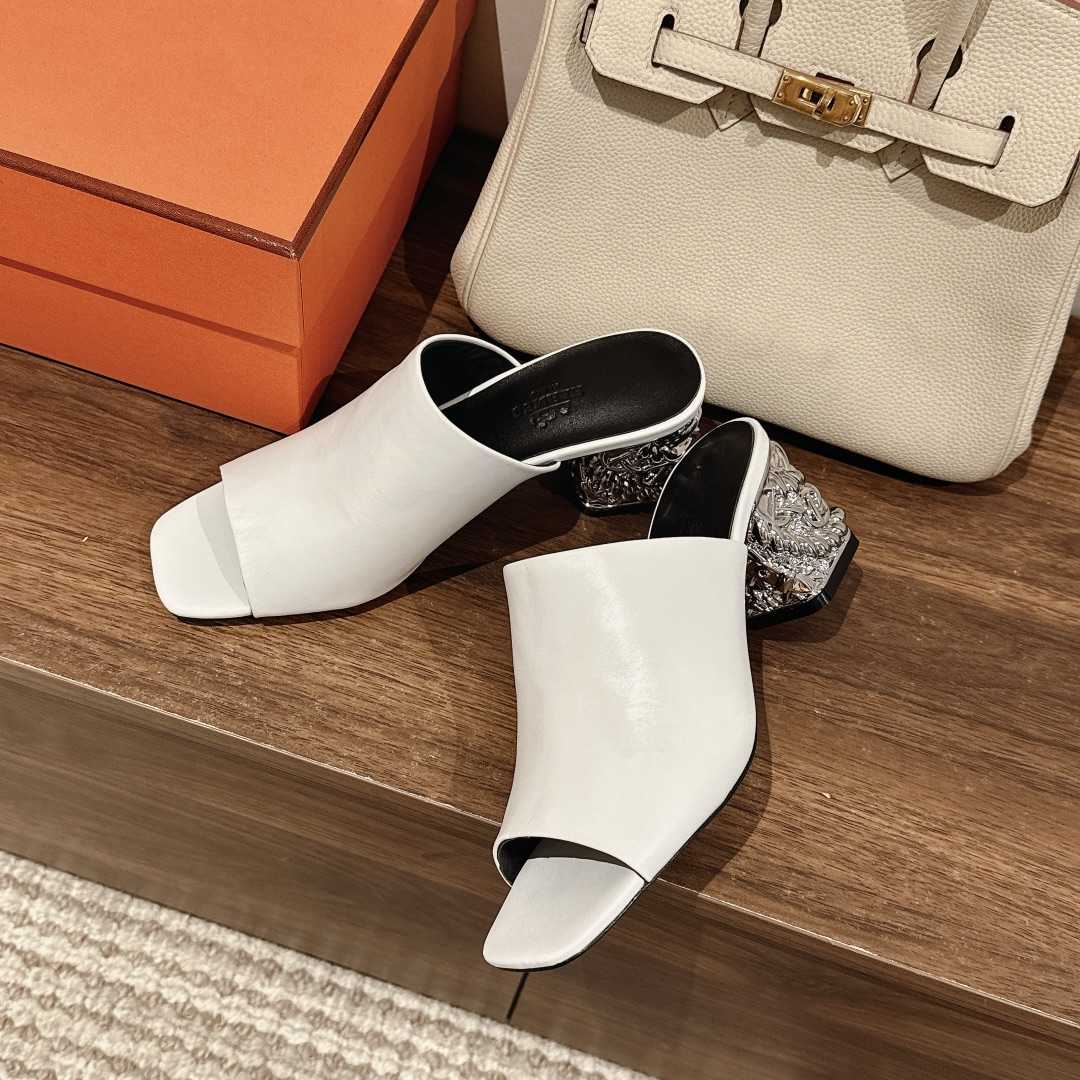 Hermes Glossy 60 Sandal - PerfectKickZ