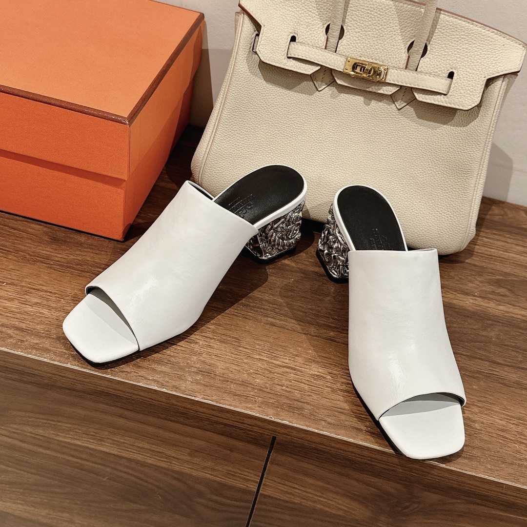 Hermes Glossy 60 Sandal - PerfectKickZ