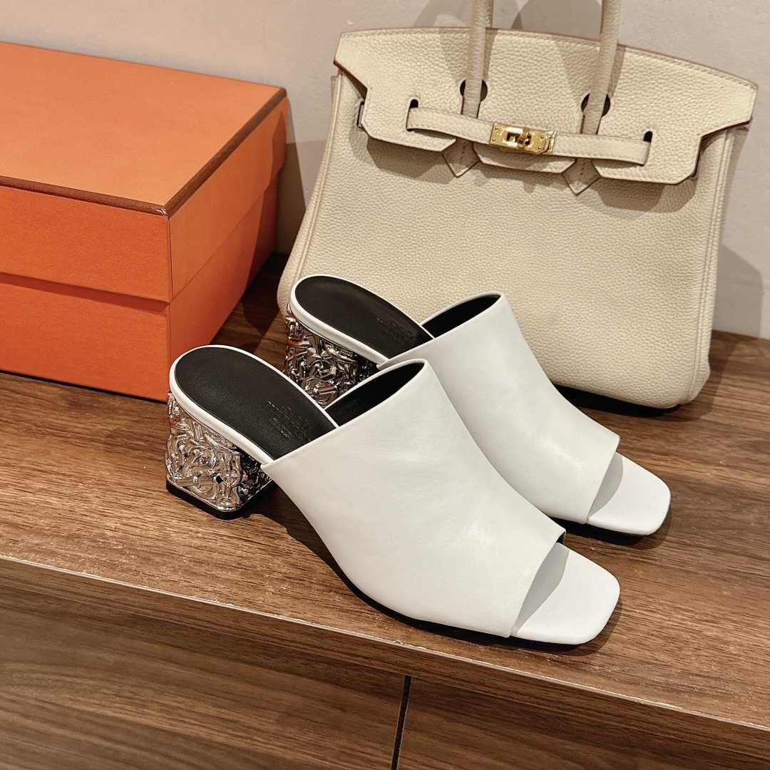 Hermes Glossy 60 Sandal - PerfectKickZ