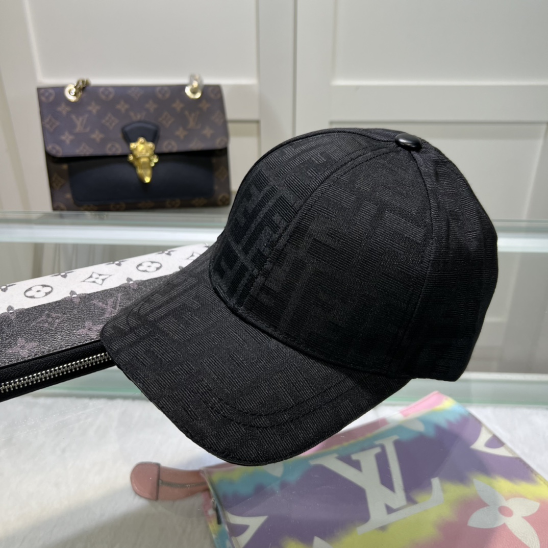 Fendi FF  Logo Baseball Cap - PerfectKickZ