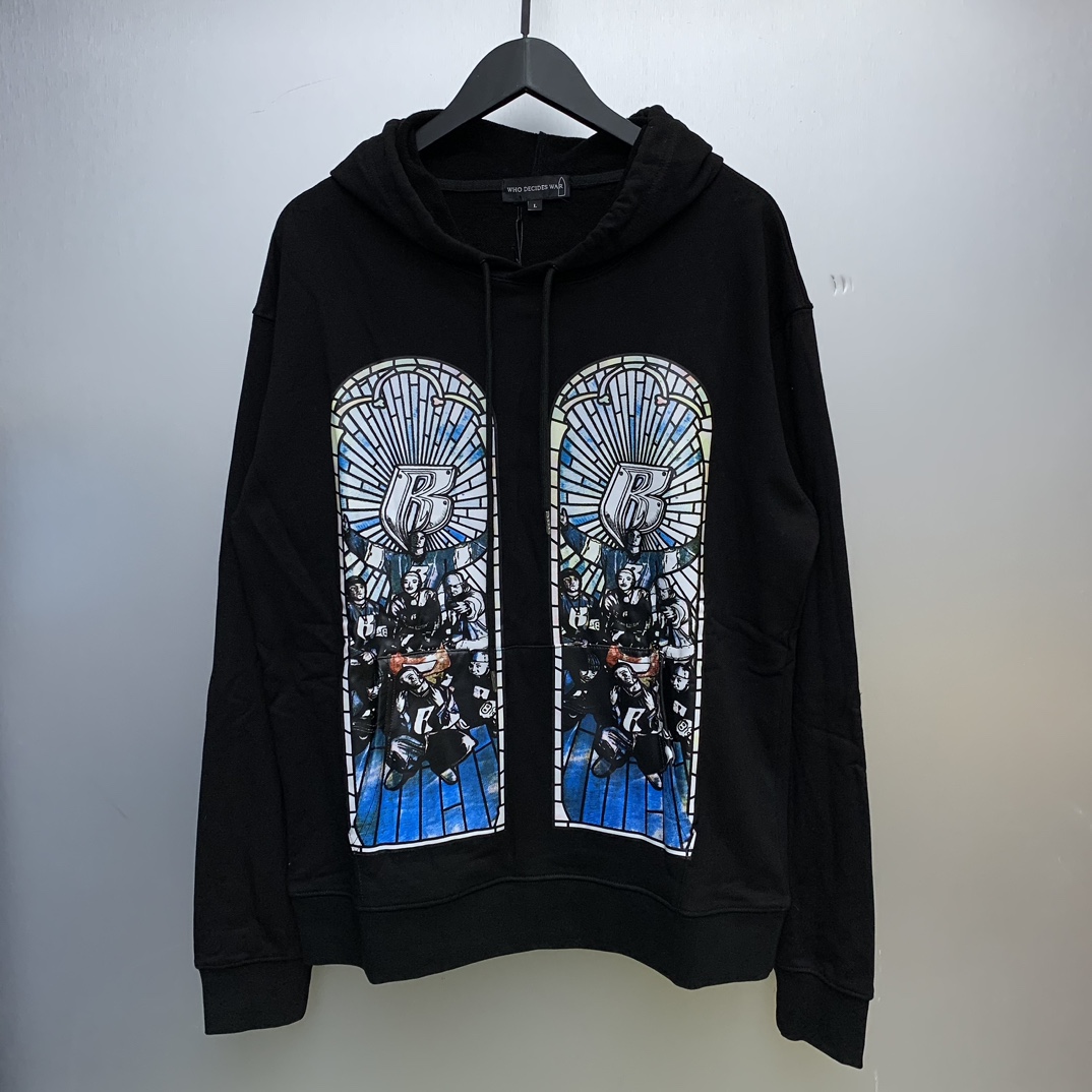 Who Decides War Ruff Ryder Hooded Sweatshirt - PerfectKickZ