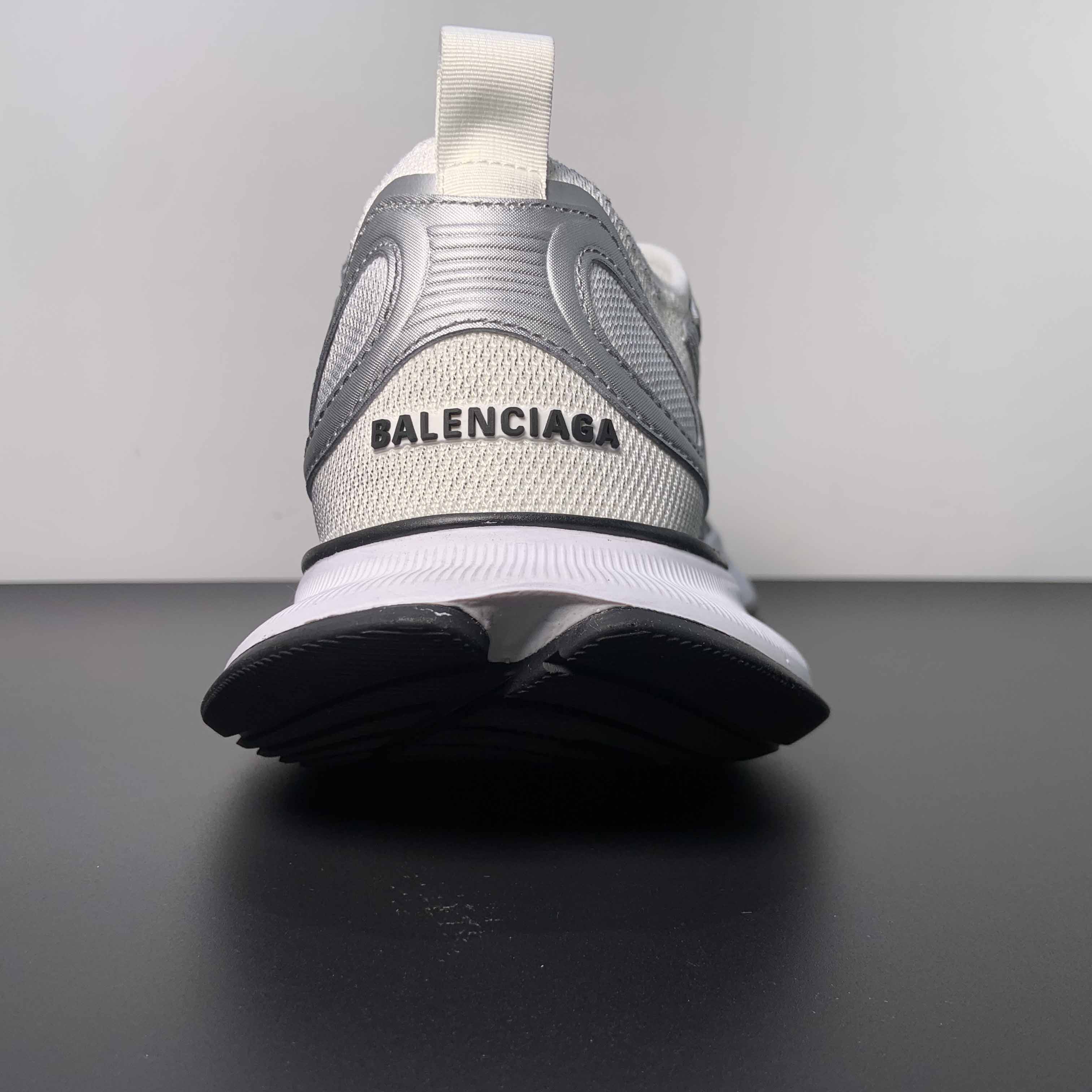 Balenciaga Circuit Sneaker In White And Silver  - PerfectKickZ
