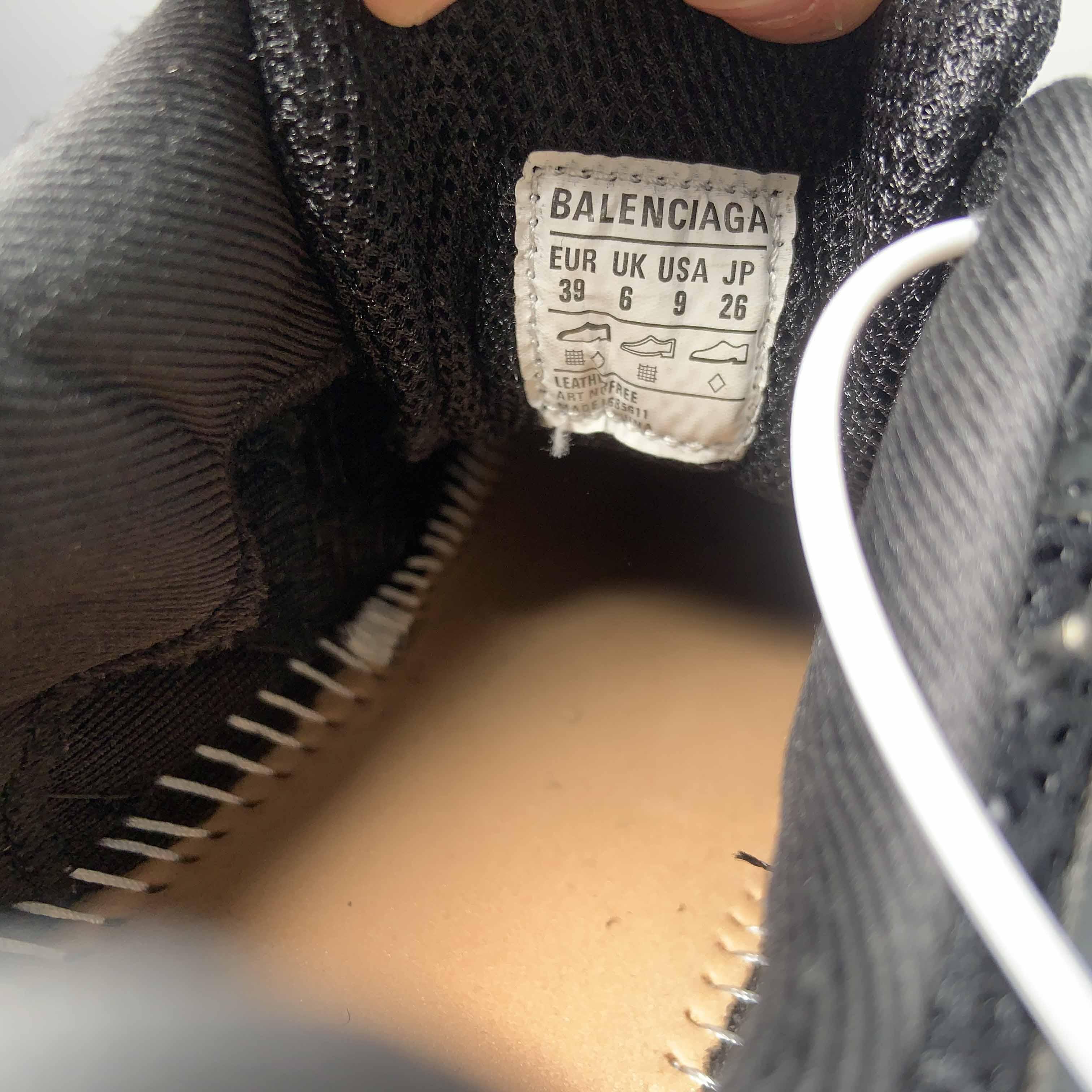 Balenciaga Bouncer Screw Sneaker With Piercings In Black - PerfectKickZ
