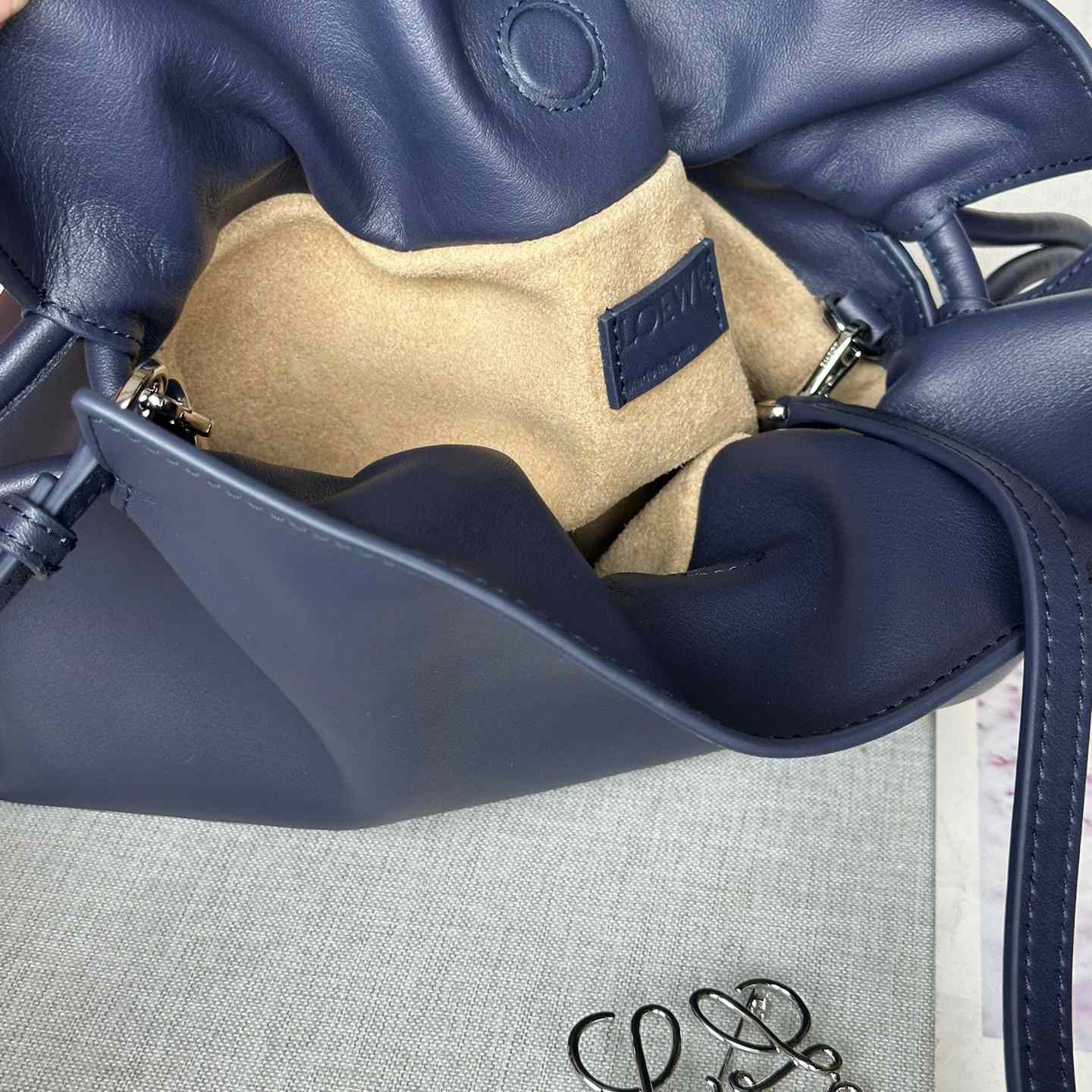 Loewe Mini Flamenco Clutch In Nappa Calfskin - PerfectKickZ