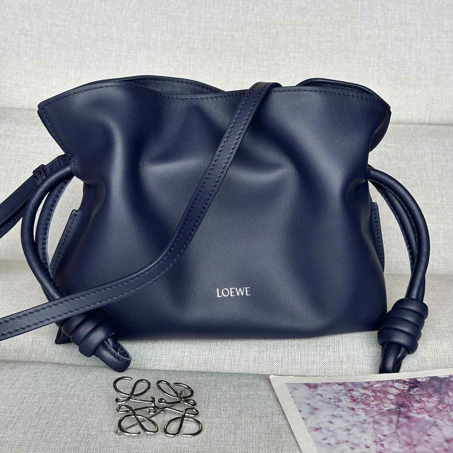 Loewe Mini Flamenco Clutch In Nappa Calfskin - PerfectKickZ
