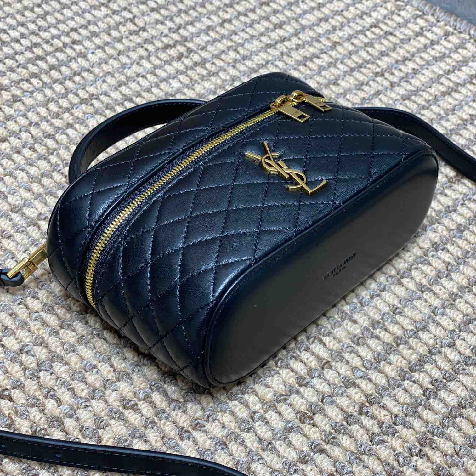 Saint Laurent Gaby Vanity Bag In Lambskin - PerfectKickZ